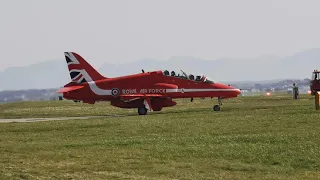 RAF Valley Take Offs & Landings - Red Arrows, Typhoons, Hawk T1s & F35 Lightning