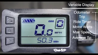 How to Use the KD21C Display on Ride1Up Electric Bikes