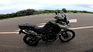 PRIMEIRO TOP SPEED DA MINHA TIGER 800 ZERO KM!