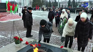 Торжественный митинг прошел  в Калинковичах