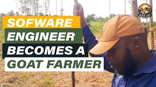 Software Engineer Becomes A Goat Farmer. #goatfarming #goats