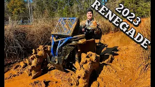 Rippin My 2023 Can-am Renegade 1000 XMR at Boggs and Boulders for New Years | feat. Rickmercs