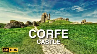 Discover the History of Corfe Castle | 4K 60fps HDR Walking Tour