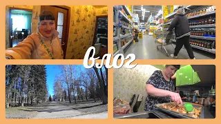 VLOG: ПОКУПКИ ПРОДУКТОВЫЕ МАГНИТ, ЛЕНТА / ТЁПЛЫЕ ДЕНЬ/ СУШУ СУХАРИ / БОЛТАЛКА