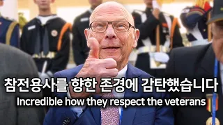 90-year-old travels to Korea to bury his brother, a Korean War Veteran