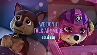 We Don't Talk Anymore/ Skase Edit🩷💙🐾 #pawpatrolthemovie #pawpatrolthemightymovie #fyp