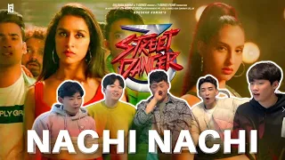 Koreans watch 'Nachi Nachi' Street Dancer 3D | Varun D,Shraddha K,Nora F | Reaction Video | RAID