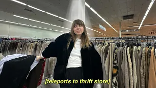 thrift with me for 2024 wishlist pieces + haul 💌