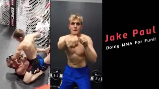 That Time when Jake Paul tried to fight MMA for Fun and still got Pwned!! #shorts