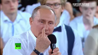 Путин о фразе «цель оправдывает средства» категорически не согласен