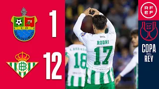 Resumen | Copa del Rey | CD Hernán Cortés 1-12 Real Betis Balompié| Primera Eliminatoria