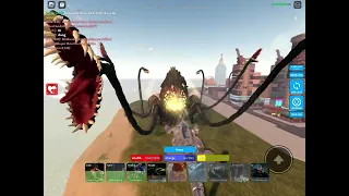 Showcasing and playing as the new biollante in kaiju universe