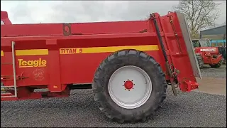 Teagle 9 Rear Discharge Muck Spreader