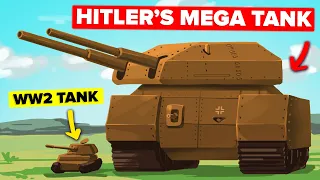 Hitler's 1,000 Ton German War Machine (Most Insane Mega Tank Ever Invented)