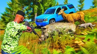 GTA 5 RADMIR RP - ОХОТА НА КАБАНА В ЛЕСУ НА БОЛЬШОМ ДЖИПЕ! ⚡ГАРВИН