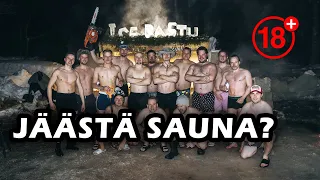 TEHTIIN JÄÄSTÄ SAUNA!