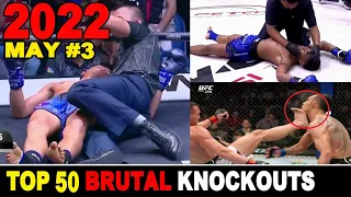 Top 50 MUAYTHAI•MMA•BOXING•KICKBOX Best Knockouts►MAY 2022 #3.