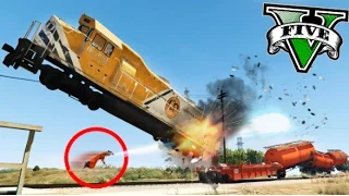 GOKU PUEDE PARAR EL TREN DE GTA 5 ??? EPICO !! GTA V MODS EXPERIMENTOS  Makiman