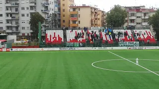 I tifosi dell'Avellino entrano al "Liguori" di Torre del Greco