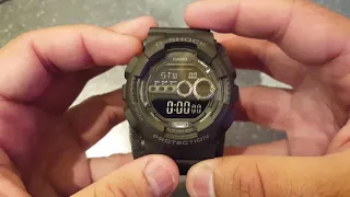How to set the Date & Digital Time on Casio Gshock 3263 | GD-100 Series