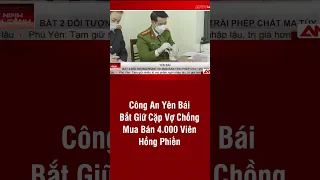 Công An Yên Bái Bắt Giữ Cặp Vợ Chồng Mua Bán 4.000 Viên Hồng Phiến | Tin Tức 24h | ANTV #SHORT