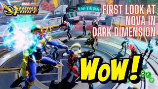 First Look at Nova in Dark Dimension 5 Must Have for DD6? Marvel Strike Force MSF