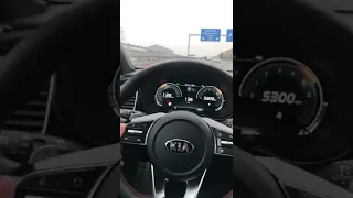 No SPEEDLIMIT KIA PROCEED GT 204HP Kickdown on German Autobahn. Beautiful Sound