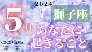 獅子座♌️ 【５月あなたに起きること🌈】２０２４　ココママのなんで？分かるの？当たってる！！個人鑑定級タロット占い🔮ラッキーアイテム