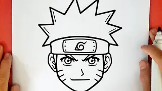 COMO DIBUJAR A NARUTO UZUMAKI