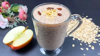 💚 Highly nutritious and rich in calcium slimming oat smoothie