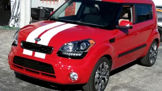 Miami Kia Soul Vinyl Racing Stripes by 3M CERTIFIED Car Wrap Solutions