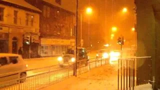 Heavy snowfall - Sheffield
