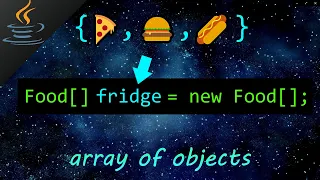 Java array of objects 🍱