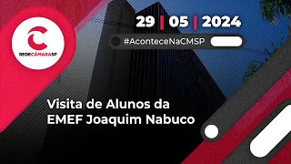 Visita de Alunos da EMEF Joaquim Nabuco | 29/05/2024