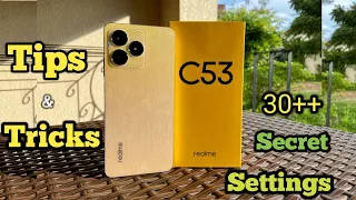 Realme C53 Tips And Tricks | Realme C53 Hidden Features And Settings | Realme C53 | Hindi