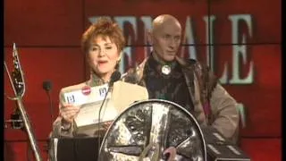 Annie Lennox wins British Female Award presented by Lulu | BRIT Awards 1993