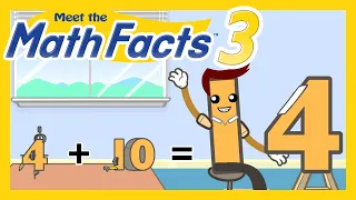 Meet the Math Facts Addition & Subtraction - 4+10=14