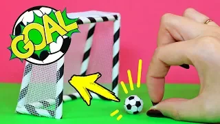 Football for dolls. Miniature accessories for dolls. Toys with their hands!  DIY AnnaOriona