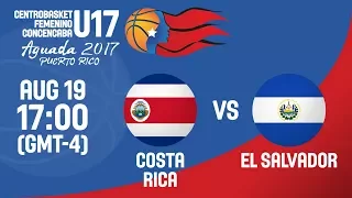 Costa Rica v El Salvador - Full Game - 3rd Place - Centrobasket U17 Women's Championship 2017