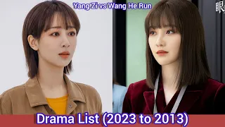Yang Zi vs Wang He Run (Rain Wang) | Drama List (2023 to 2013)