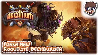 FANTASTIC FRESH NEW ROGUELITE DECKBUILDER!! | Let's Try: Arcanium | Gameplay Preview