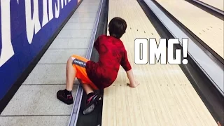 Bowling Trick Shots! | I Fell on the Lane!