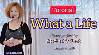 Tutorial : What a Life linedance