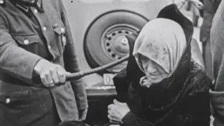 Пропускной режим в годы оккупации (1941-42), документальные кадры