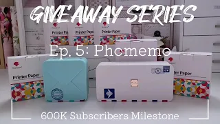 ASMR Unboxing + Journaling + International Giveaway (Closed) ft. @phomemo