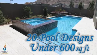 20 Fabulous Pool Designs Under 600 sq feet of Water Surface Area