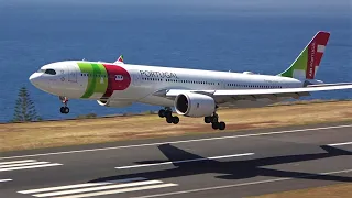 70 planes in 90min ! Madeira Airport (FNC) Plane Spotting , Funchal 🇵🇹  TAP Portugal Airbus A330neo