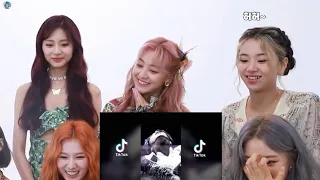 twice reaction to bts tiktok compilations