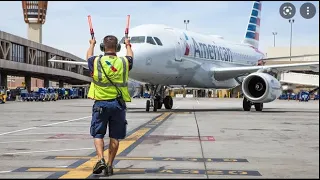 how to wing walk an airplane  dfw airport