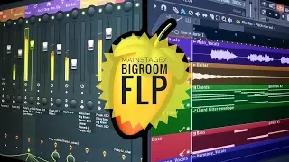 How to make Mainstage/Bigroom House Music in FL Studio/FLP free Download